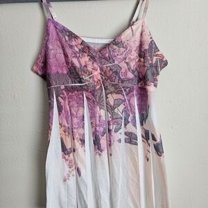 Mudd Pink and White Floral Top